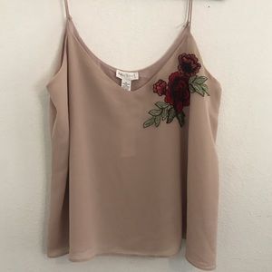 Tilt Nude Red Rose Cami Size L | NWT 🎁